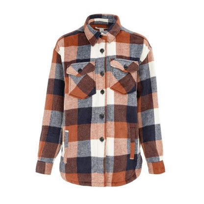 Front - Miso Womens/Ladies Plaid Wool Shirt