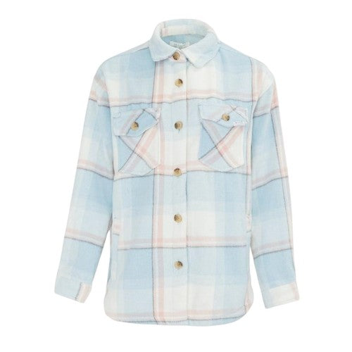 Front - Miso Womens/Ladies Plaid Wool Shirt