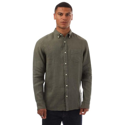 Front - Gant Mens Garment Dyed Regular Shirt