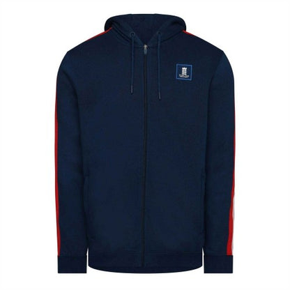 Front - Castore Mens England Cricket Full Zip Hoodie