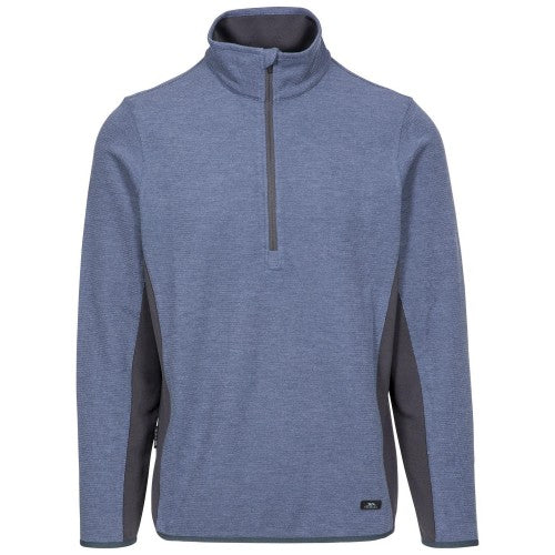 Front - Trespass Mens Wotterham Mock Neck Long-Sleeved Top