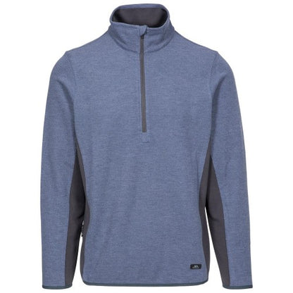 Front - Trespass Mens Wotterham Mock Neck Long-Sleeved Top