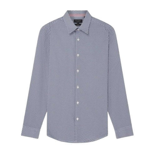 Front - Ted Baker Mens Geometric Pattern Shirt