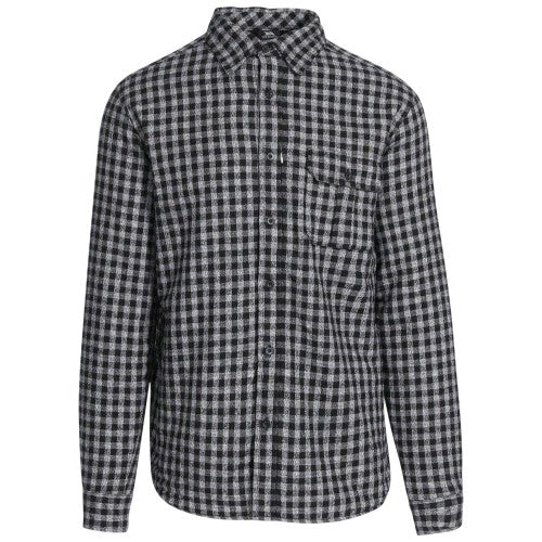 Front - Trespass Mens Checked Regular Shirt