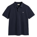 Front - Gant Mens Archive Shield Embroidered Polo Shirt