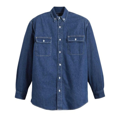 Front - Levis Mens Classic Denim Chest Pocket Shirt