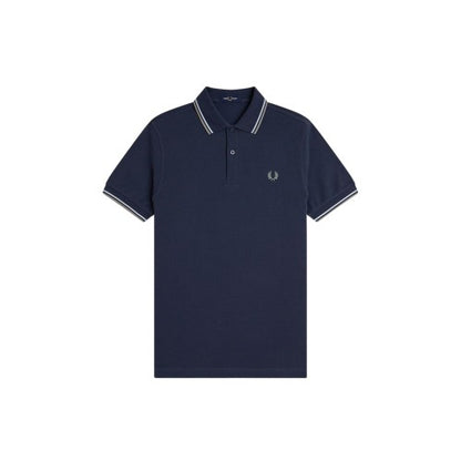 Front - Fred Perry Mens Twin Tip Polo Shirt