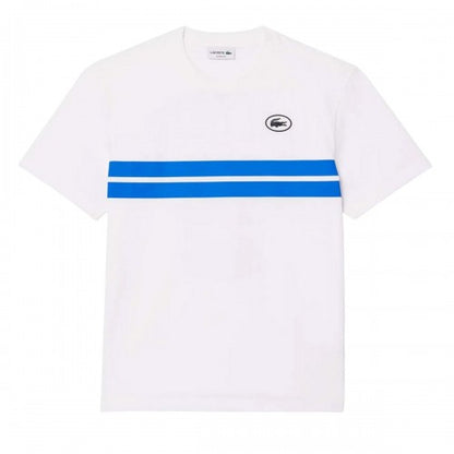 Front - Lacoste Mens Heritage Printed Cotton T-Shirt