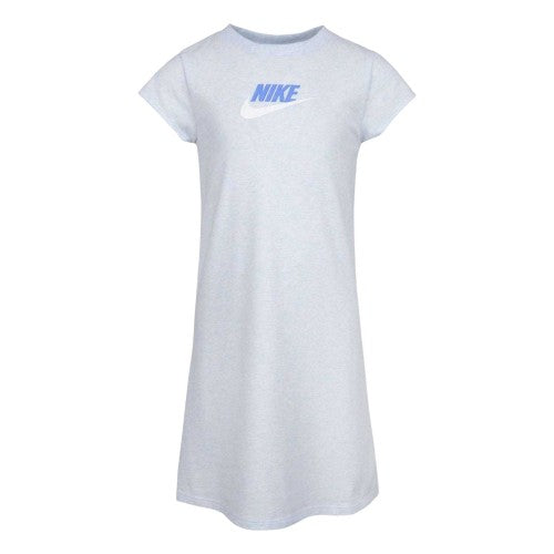 Front - Nike Girls Swoosh Short-Sleeved T-Shirt Dress