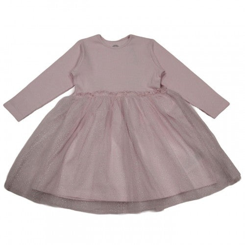 Front - Hello World Girls Glitter Tutu Dress