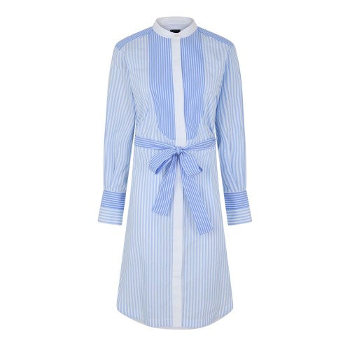 Front - Boss Womens/Ladies Striped Wrap Dress