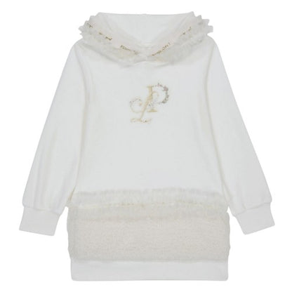 Front - Lapin House Girls Monogram Dress