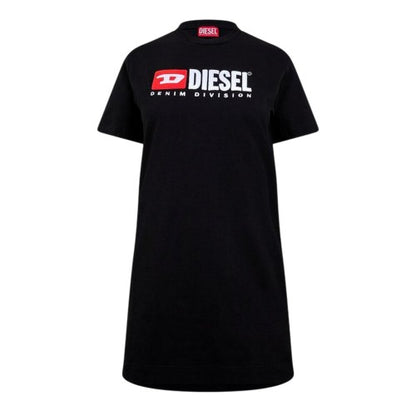 Front - Diesel Womens/Ladies Graphic Print T-Shirt Dress