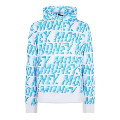 Front - Money Mens Zoom Block Logo Hoodie