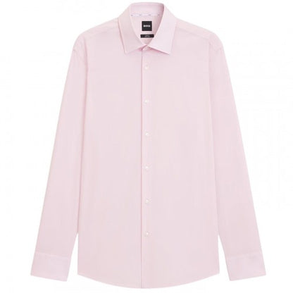 Front - Boss Mens Plain Long-Sleeved Formal Shirt