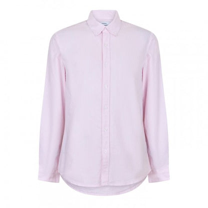 Front - Peter Werth Mens Pinstripe Regular Long-Sleeved Shirt