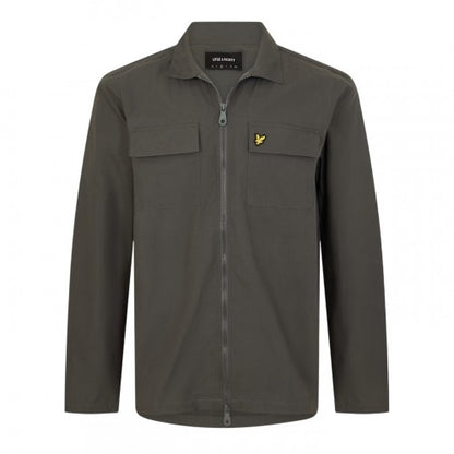 Front - Lyle & Scott Mens Heavy Duty Shirt Jacket