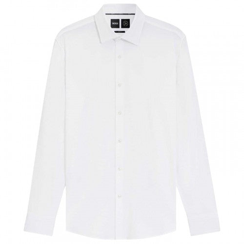 Front - Boss Mens Oxford Point Collar Regular Formal Shirt