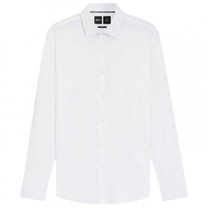 Front - Boss Mens Oxford Point Collar Regular Formal Shirt
