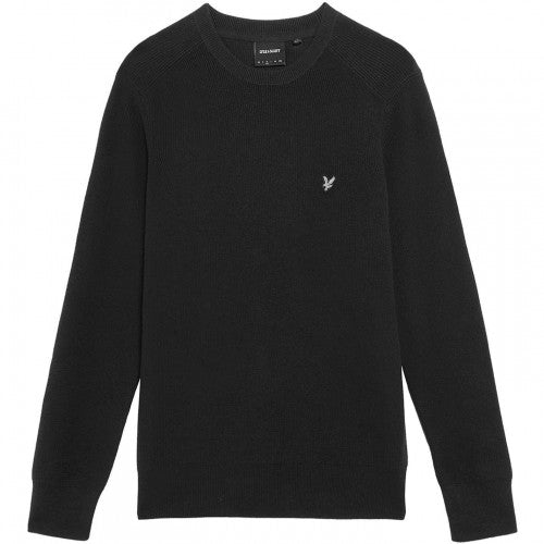 Front - Lyle & Scott Mens Embroidered Logo Jumper