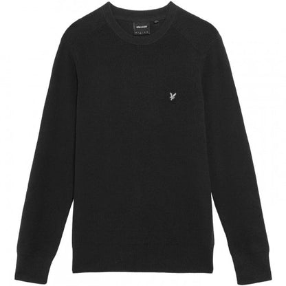 Front - Lyle & Scott Mens Embroidered Logo Jumper