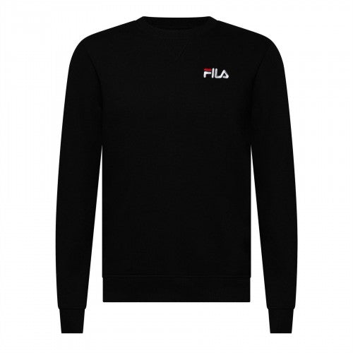 Front - Fila Mens Casper Crew Neck Sweatshirt
