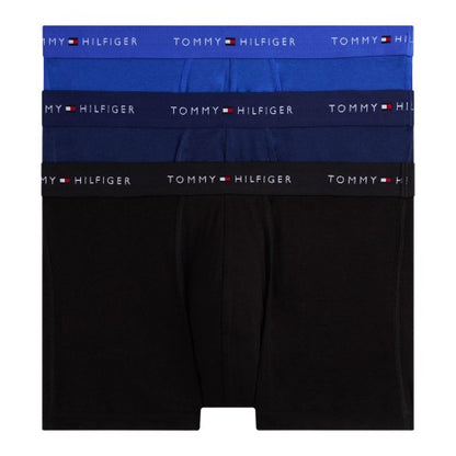 Front - Tommy Hilfiger Mens Signature Swimming Trunks