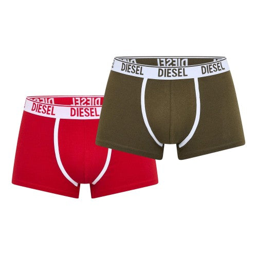 Front - Diesel Mens Plain Briefs (Pack of 2)