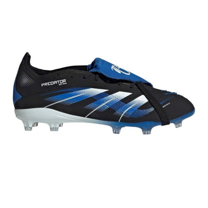 Front - Adidas Childrens/Kids Predator Elite JB Folded Tongue Firm Ground Football Boots