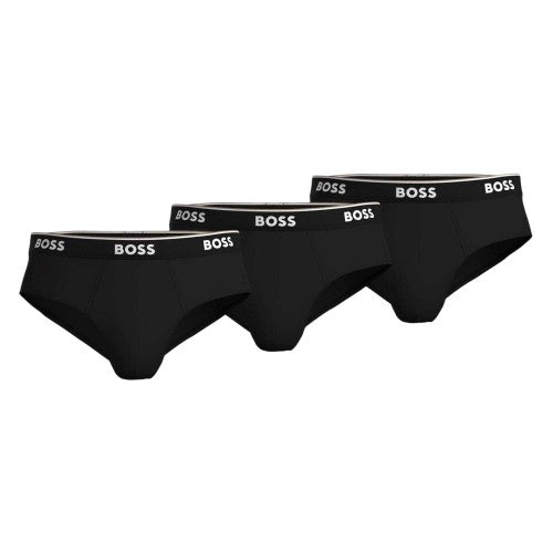 Front - Boss Mens Premium Cotton Briefs (Pack of 3)