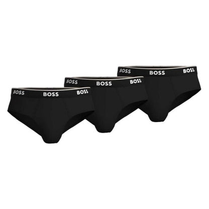 Front - Boss Mens Premium Cotton Briefs (Pack of 3)