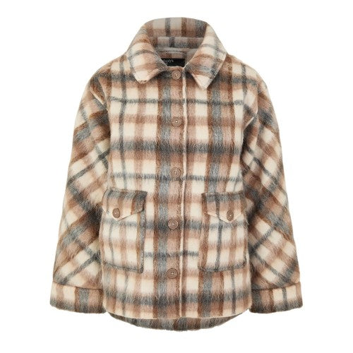 Front - Nobody´s Child Womens/Ladies Plaid Shirt Jacket