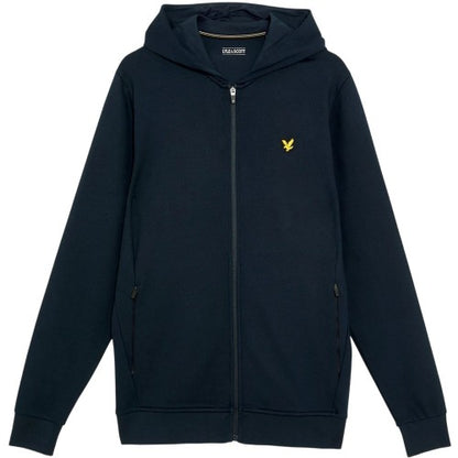 Front - Lyle & Scott Mens Fly Fleece Full Zip Hoodie