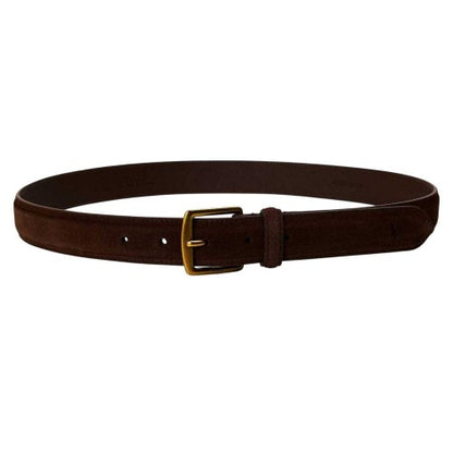 Front - Ralph Lauren Polo Suede Dress Belt