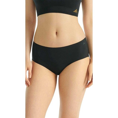 Front - Adidas Womens/Ladies Hipster Briefs (Pack of 3)