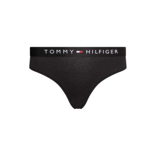 Front - Tommy Hilfiger Womens/Ladies Full Logo Organic Cotton Briefs