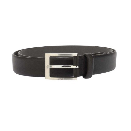 Front - Boss Mens Brondon Leather Belt