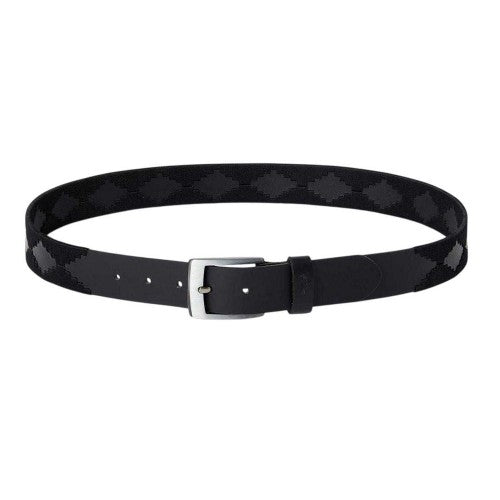 Front - Osprey Mens The Mendoza Geometric Pattern Leather Belt