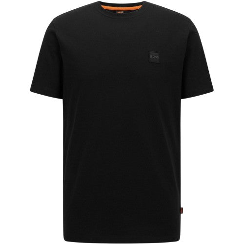 Front - Boss Mens Orange Premium Cotton T-Shirt