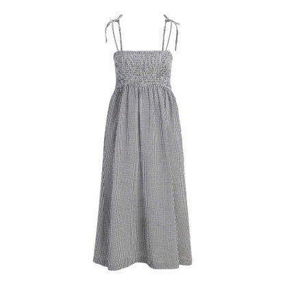 Front - JJXX Womens/Ladies Seersucker Smock Dress