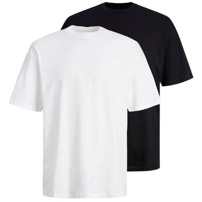 Front - Jack And Jones Mens Bradley T-Shirt (Pack of 2)