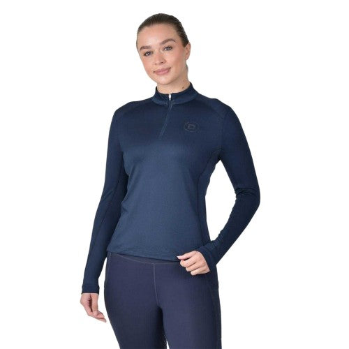 Front - Dublin Womens/Ladies Logo Long-Sleeved Top