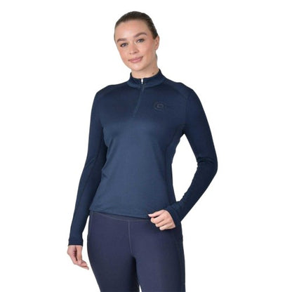 Front - Dublin Womens/Ladies Logo Long-Sleeved Top