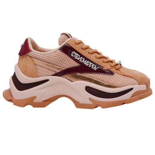Front - Steve Madden Womens/Ladies Zoomz Trainers