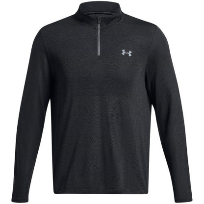 Front - Under Armour Mens Stride Quarter Zip Top
