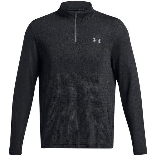 Front - Under Armour Mens Stride Quarter Zip Top