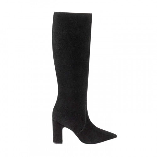 Front - I Saw It First Womens/Ladies Suede Block Heel Knee-High Boots