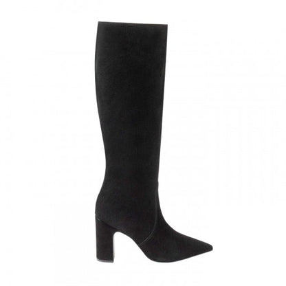 Front - I Saw It First Womens/Ladies Suede Block Heel Knee-High Boots