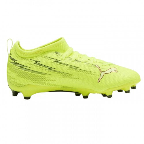 Front - Puma Childrens/Kids Ultra 5 Match Firm Ground Football Boots