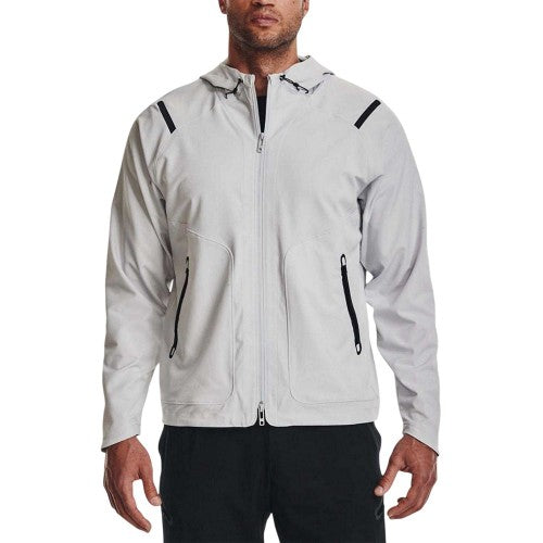 Front - Under Armour Mens Storm Raglan Hooded Jacket